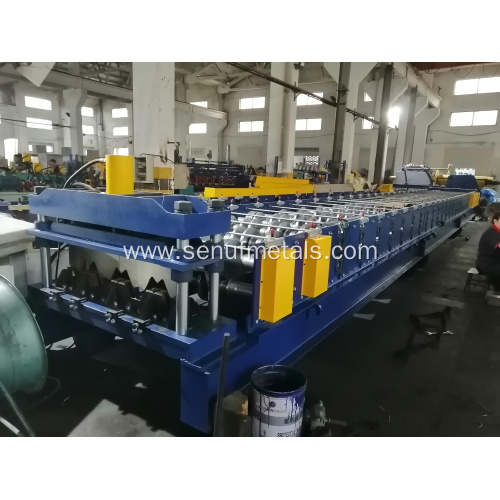 Aluminum metal floor deck profiles roll forming machine